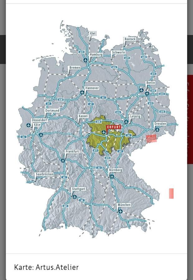 Meet And Greet Am Radfernweg E-Bike Verleih Modern 2 Erfurt Esterno foto
